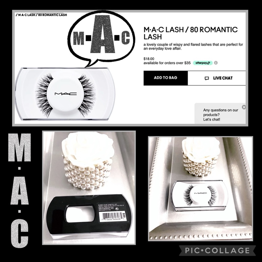 🖤5/$25 NEW MAC Lash/80 Romantic Lashes🖤